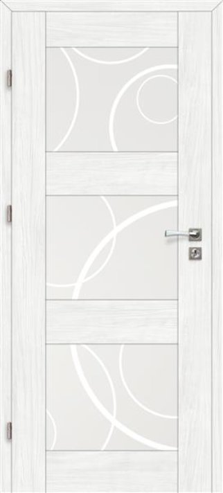Interiérové dveře VOSTER TANGO 10 - dýha Platinium - bianco