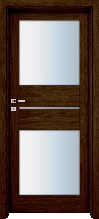 Interiérové dveře INVADO VINADIO 3 - Eco-Fornir forte - ořech duro B473