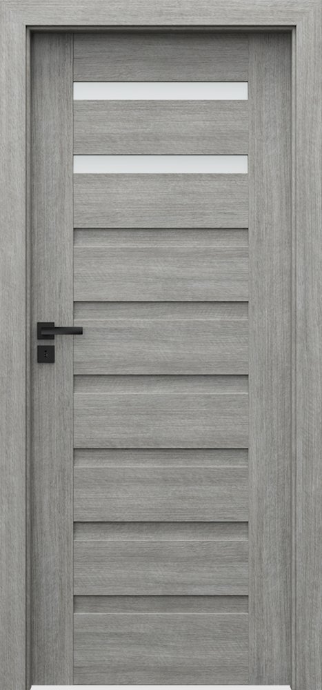 Interiérové dveře VERTE PREMIUM D - D2 - Portalamino - dub stříbřitý