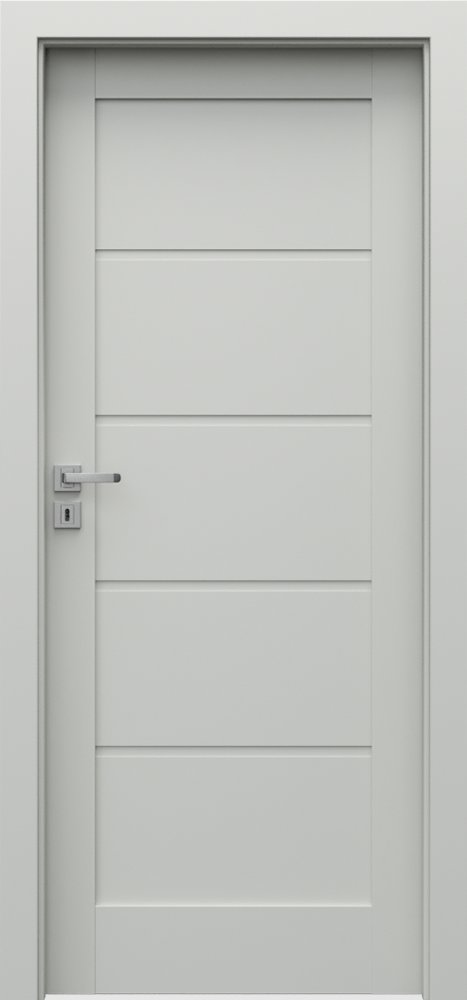 Interiérové dveře PORTA GRANDE G.0 - akrylátová barva UV - šedá