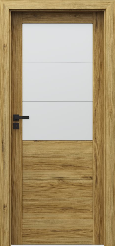 Interiérové dveře VERTE B - B3 - dýha Portadecor - dub Catania