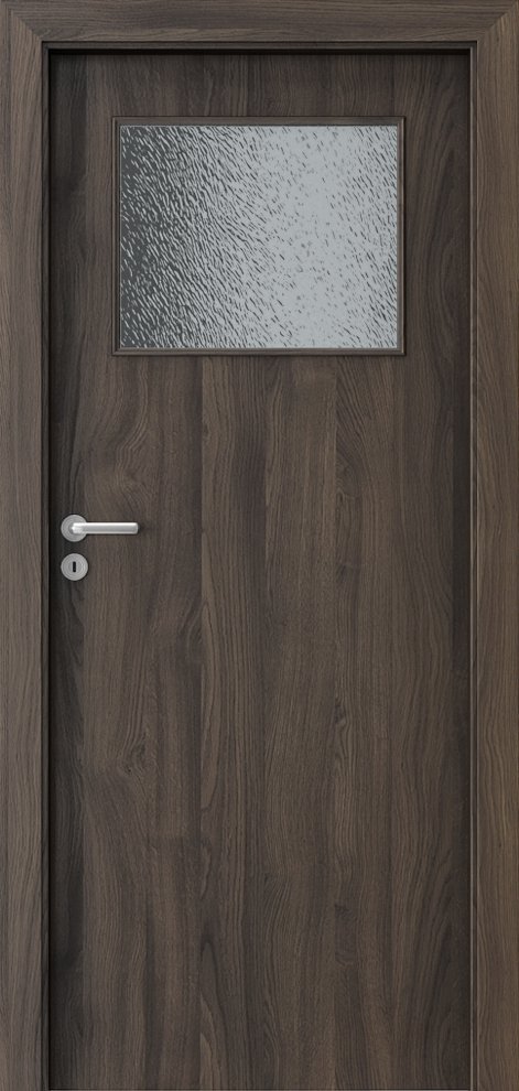 Posuvné interiérové dveře PORTA DECOR - model M - dýha Portasynchro 3D - dub tmavý