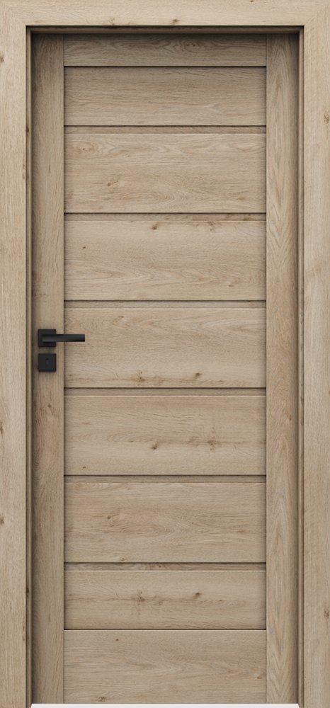 Posuvné interiérové dveře VERTE HOME J - J0 - dýha Portaperfect 3D - dub klasický