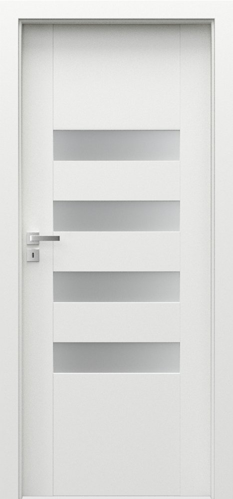 Posuvné interiérové dveře PORTA KONCEPT H.4 - folie Premium - bílá
