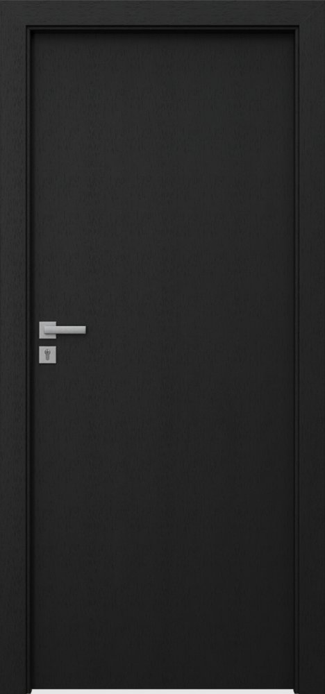 Interiérové dveře PORTA NATURA CLASSIC 1.1 - přírodní dýha Select - černá