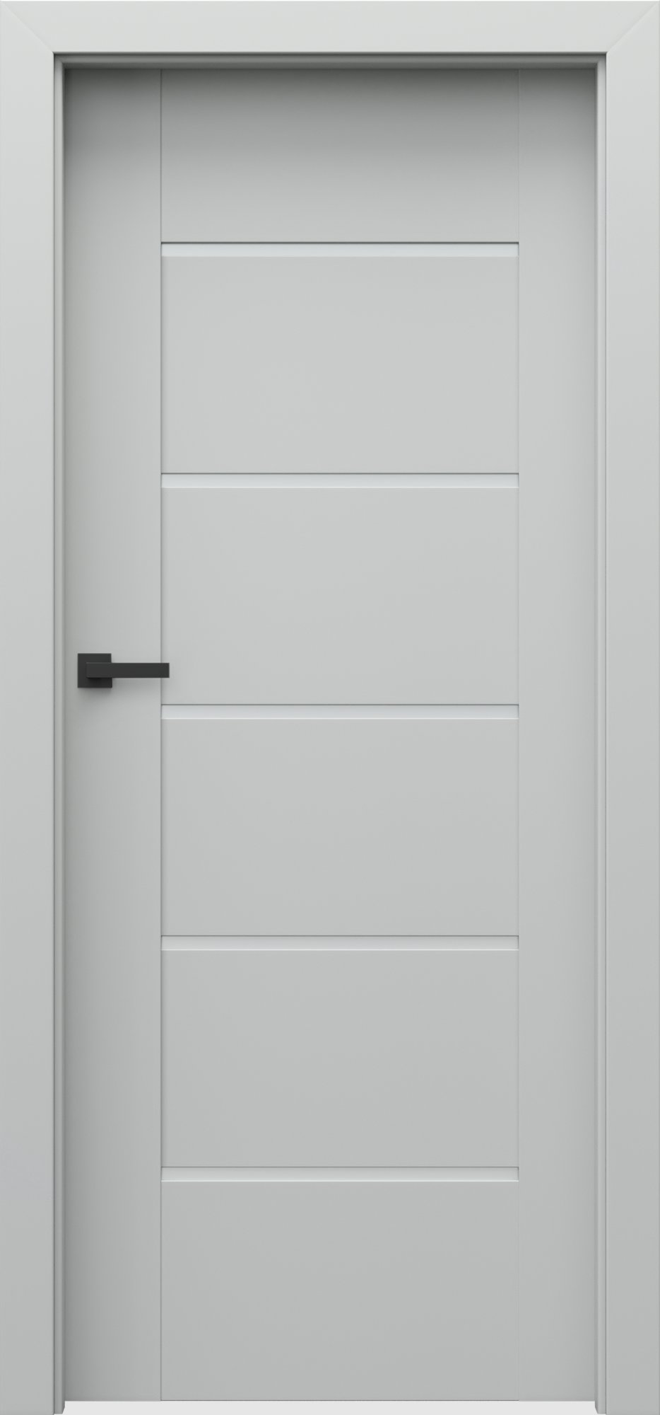 Interiérové dveře VERTE PREMIUM E - E5 - dýha Portadecor - šedá