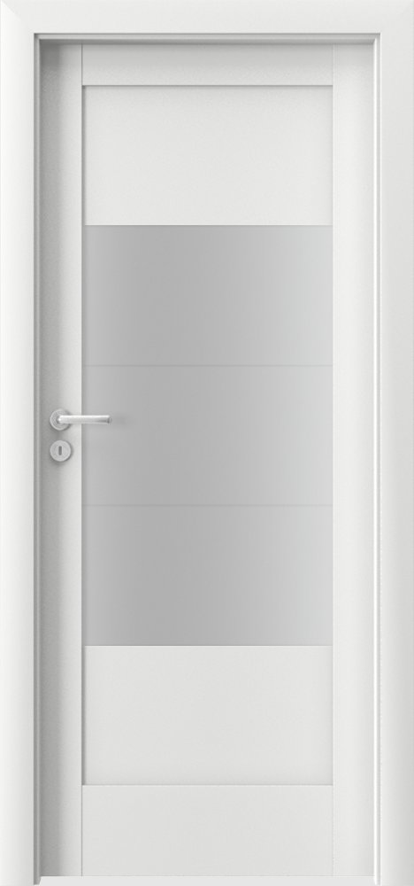 Posuvné interiérové dveře VERTE B - B7 - dýha Portadecor - bílá
