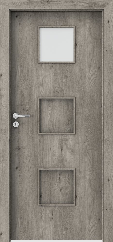 Interiérové dveře PORTA FIT C.1 - dýha Portaperfect 3D - dub Sibiřský
