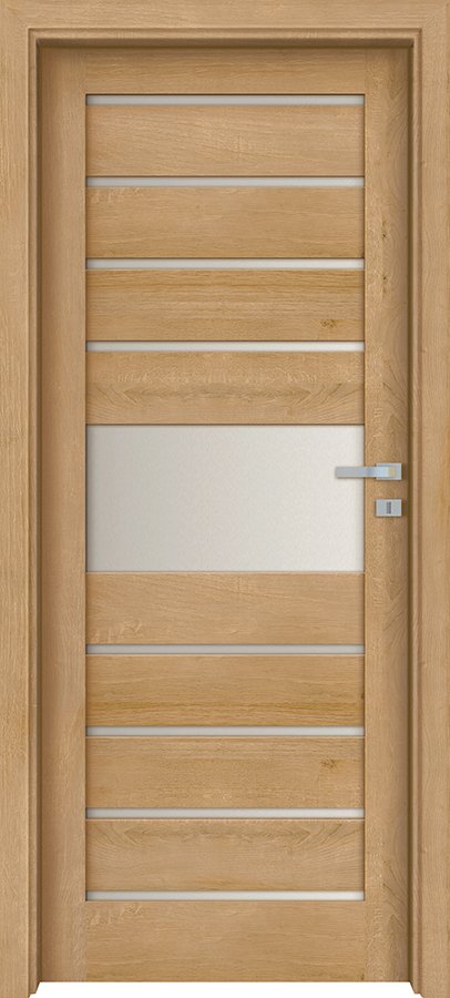 Interiérové dveře INVADO LAGO 4 - dýha Enduro 3D - dub evropský B639