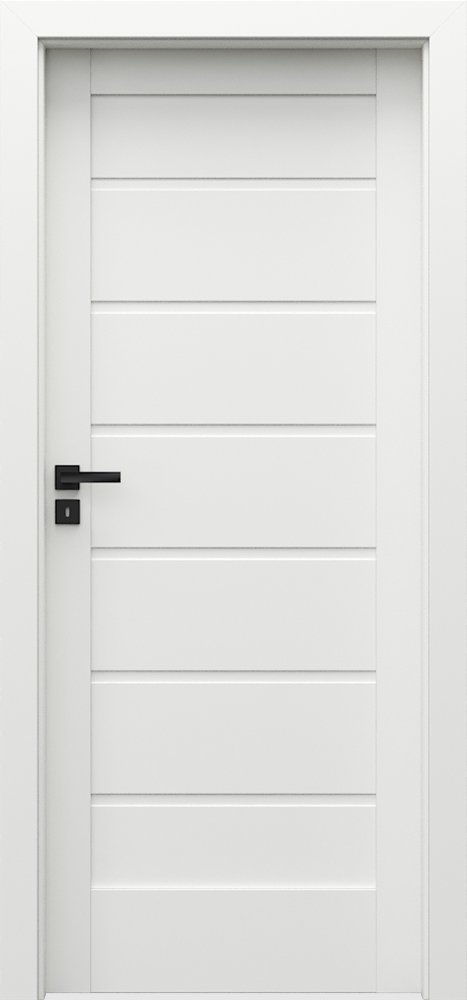 Interiérové dveře VERTE HOME J - J0 - dýha Portadecor - bílá