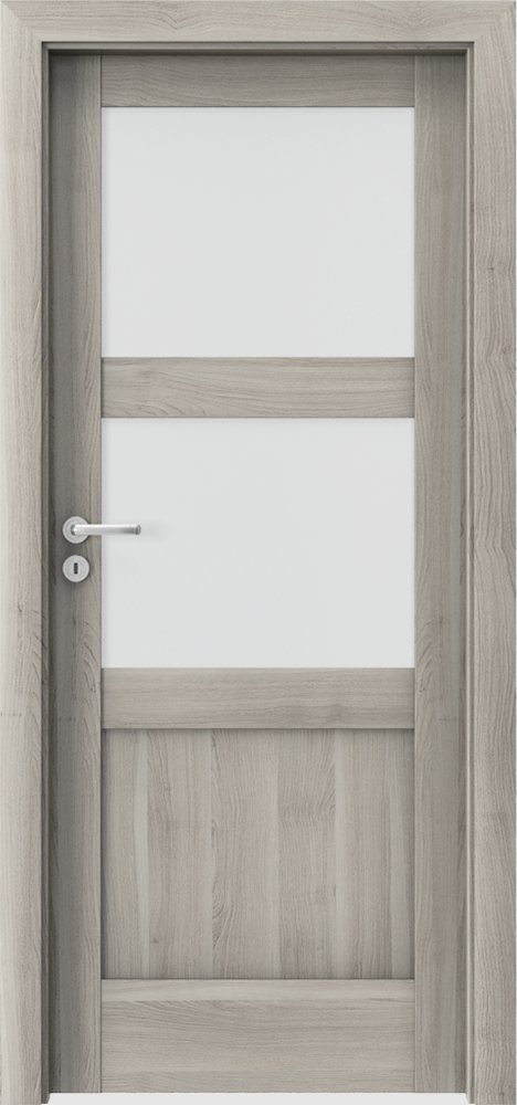 Interiérové dveře VERTE N - N2 - dýha Portasynchro 3D - akát stříbrný
