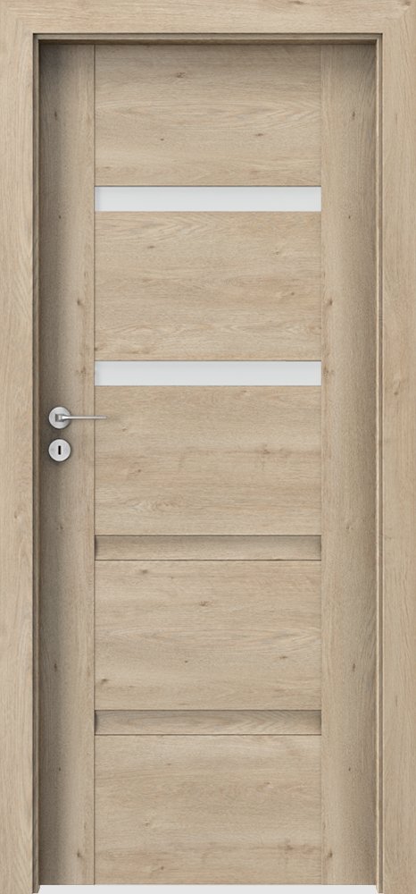 Posuvné interiérové dveře PORTA INSPIRE C.2 - dýha Portaperfect 3D - dub klasický