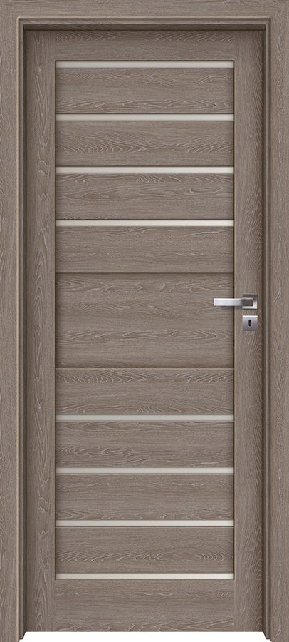 Interiérové dveře INVADO LAGO 3 - Eco-Fornir forte - dub šedý B476