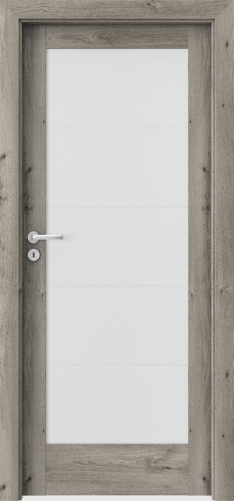 Posuvné interiérové dveře VERTE B - B5 - dýha Portaperfect 3D - dub Sibiřský