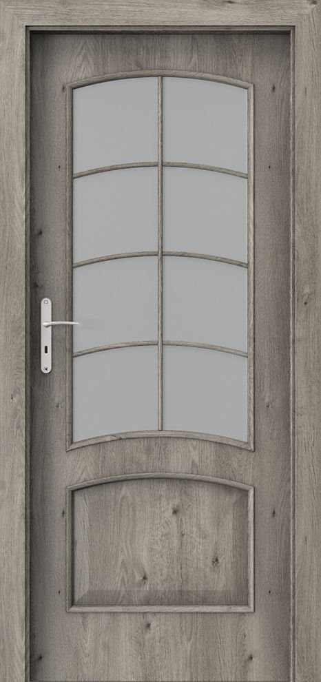 Interiérové dveře PORTA NOVA 6.4 - dýha Portaperfect 3D - dub Sibiřský