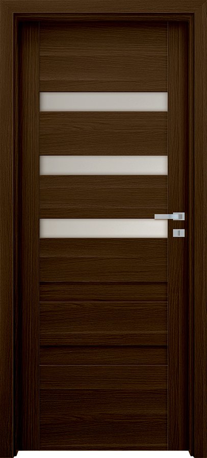 Interiérové dveře INVADO VERSANO 4 - Eco-Fornir forte - ořech duro B473