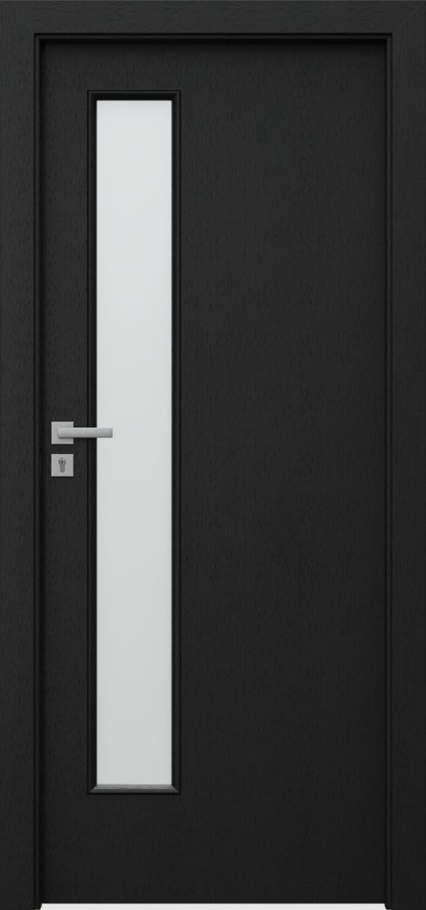 Interiérové dveře PORTA NATURA CLASSIC 1.4 - přírodní dýha Select - černá
