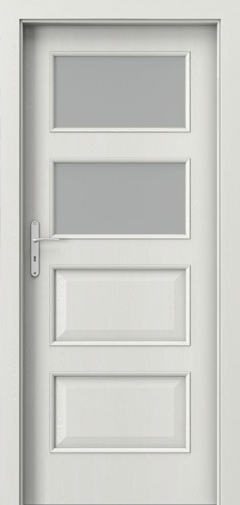 Posuvné interiérové dveře PORTA NOVA 5.3 - dýha Portasynchro 3D - wenge bílá