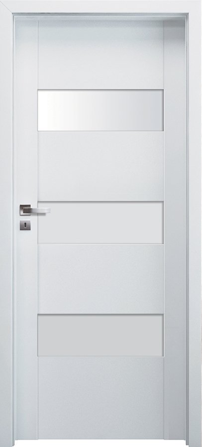 Posuvné interiérové dveře INVADO IMPERIA 2 - Eco-Fornir laminát CPL - bílá B490