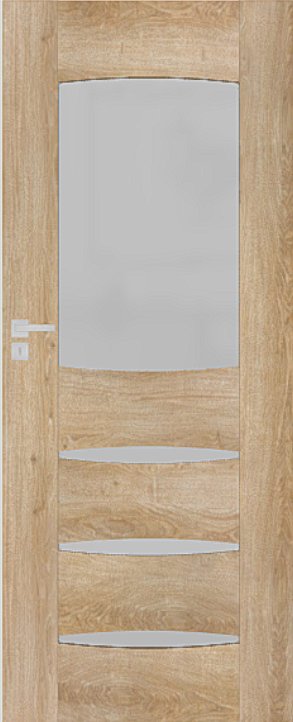 Interiérové dveře DRE ENA - model 2 - dekorativní dýha 3D - jilm