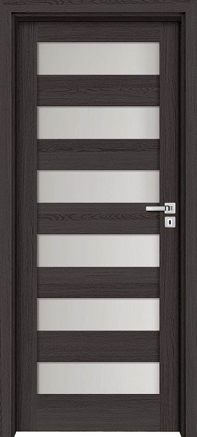 Interiérové dveře INVADO NOGARO 3 - dýha Enduro 3D - antracit B637