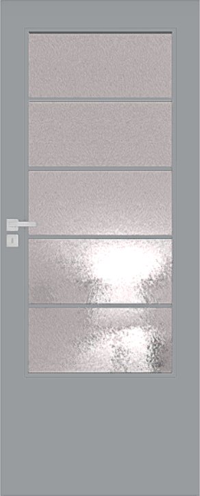 Interiérové dveře DRE ARTE B 30 - dýha DRE-Cell - světle šedá mat