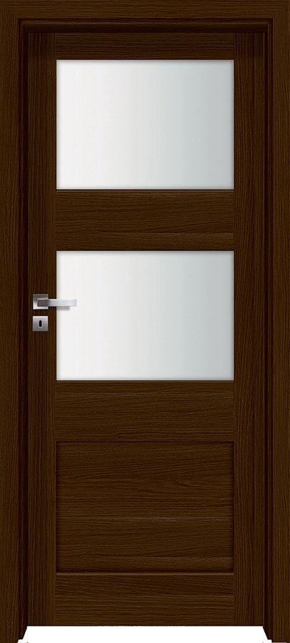 Interiérové dveře INVADO FOSSANO 4 - Eco-Fornir forte - ořech duro B473