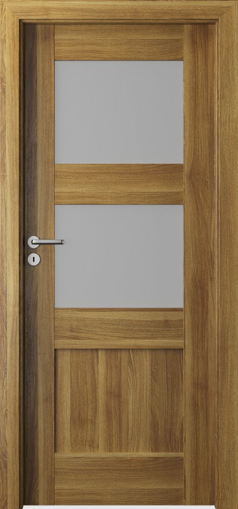 Posuvné interiérové dveře VERTE PREMIUM B - B2 - dýha Portasynchro 3D - akát medový