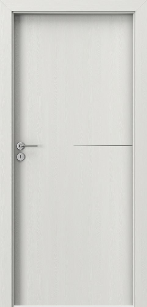 Posuvné interiérové dveře PORTA LINE G.1 - dýha Portasynchro 3D - wenge bílá