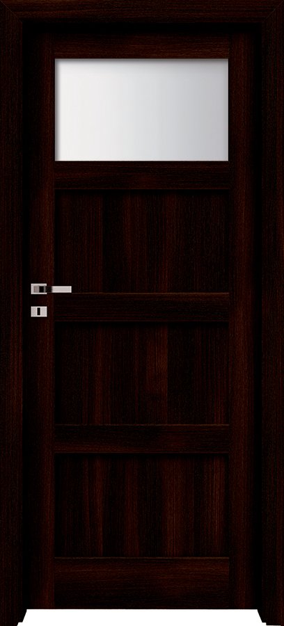 Interiérové dveře INVADO LARINA FIORI 2 - dýha Enduro - eben B406