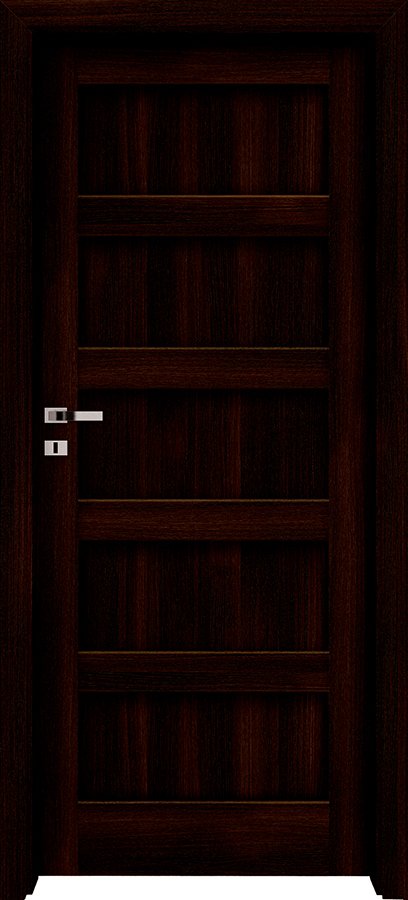 Posuvné interiérové dveře INVADO LARINA NUBE 1 - dýha Enduro - eben B406