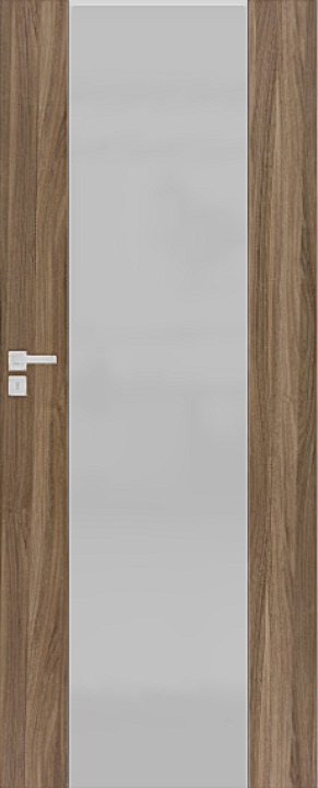 Interiérové dveře DRE VETRO A - A1 - dekorativní dýha 3D - ořech americký