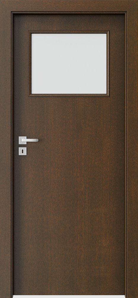 Interiérové dveře PORTA NATURA CLASSIC 1.2 - přírodní dýha Satin - mocca