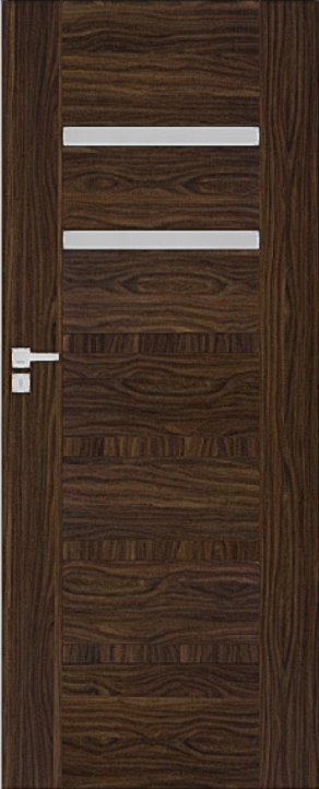Interiérové dveře DRE REVA 7 - dekorativní dýha 3D - eben (do vyprodání zásob)