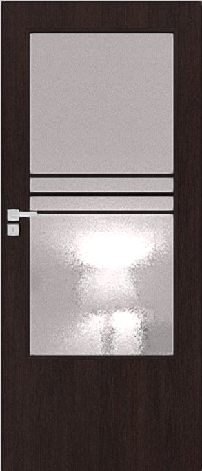 Interiérové dveře DRE ARTE B 10 - dýha DRE-Cell - wenge tmavý