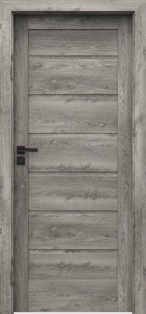 Interiérové dveře VERTE HOME J - J0 - dýha Portaperfect 3D - dub Sibiřský