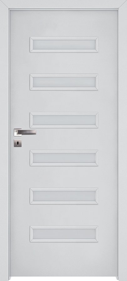Interiérové dveře INVADO VIRGO 3 - Eco-Fornir laminát CPL - bílá B490