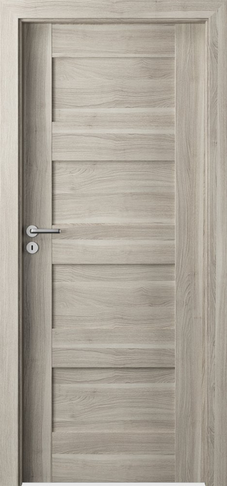 Interiérové dveře VERTE PREMIUM A - A0 - dýha Portasynchro 3D - akát stříbrný