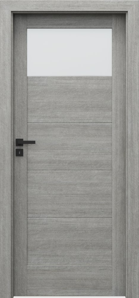 Posuvné interiérové dveře VERTE B - B1 - Portalamino - dub stříbřitý