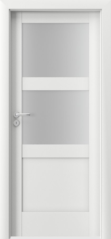 Interiérové dveře VERTE N - N2 - dýha Portadecor - bílá
