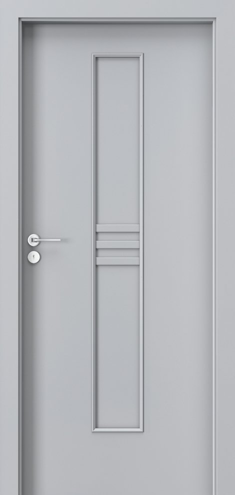 Interiérové dveře PORTA STYL 1 - plne - dýha CPL HQ 0,2 - šedá euroinvest
