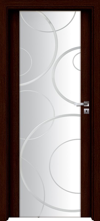 Interiérové dveře INVADO D´ARTAGNAN Tondo - dýha Enduro 3D - dub ušlechtilý B541