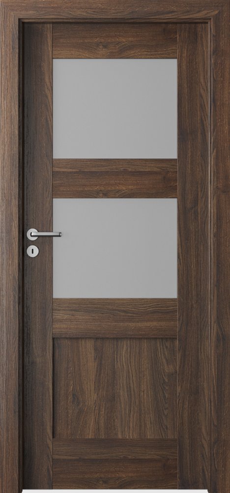 Interiérové dveře VERTE PREMIUM B - B2 - dýha Portasynchro 3D - dub šarlatový