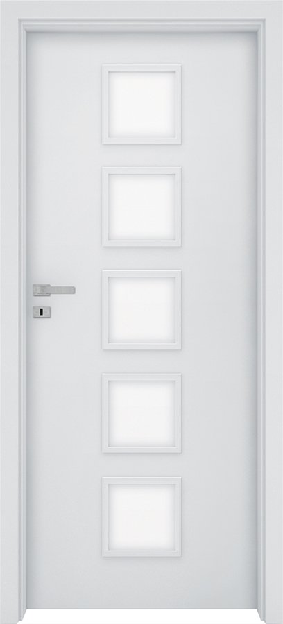 Interiérové dveře INVADO TORINO 6 - Eco-Fornir laminát CPL - bílá B490