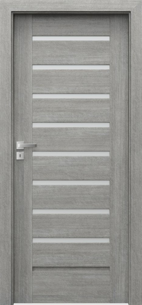 Interiérové dveře PORTA KONCEPT A.8 - Portalamino - dub stříbřitý