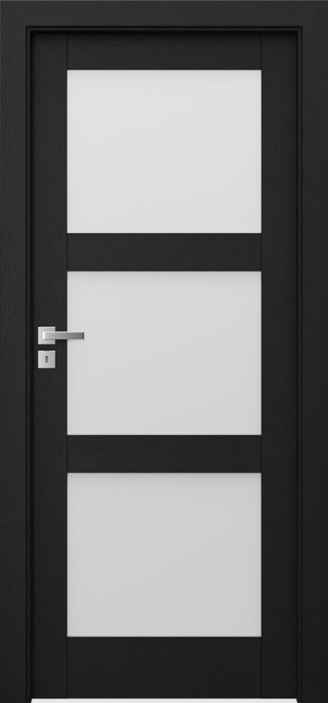 Interiérové dveře PORTA NATURA GRANDE B.3 - přírodní dýha Select - černá