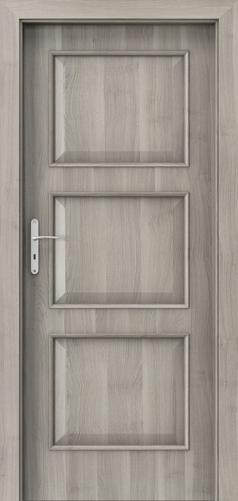 Interiérové dveře PORTA NOVA 4.1 - dýha Portasynchro 3D - akát stříbrný