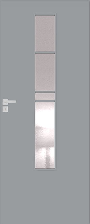 Interiérové dveře DRE ARTE B 40 - dýha DRE-Cell - světle šedá mat