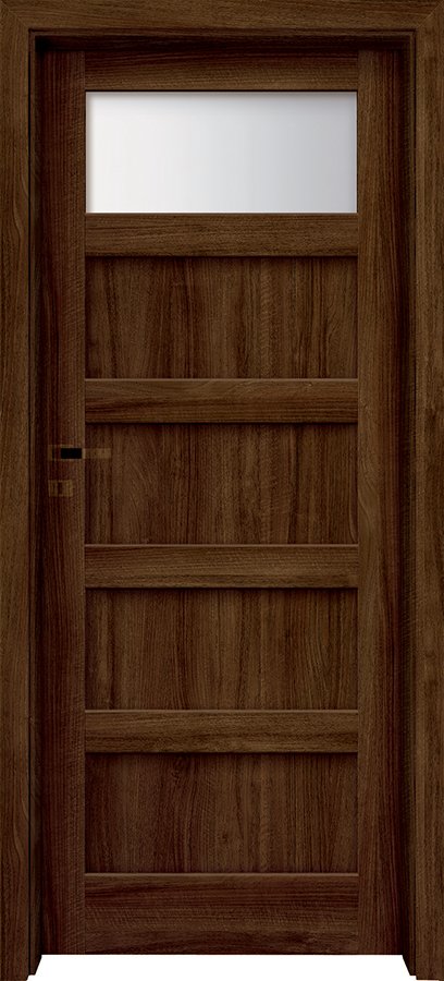 Interiérové dveře INVADO LARINA NUBE 2 - dýha Enduro 3D - ořech klasický B597