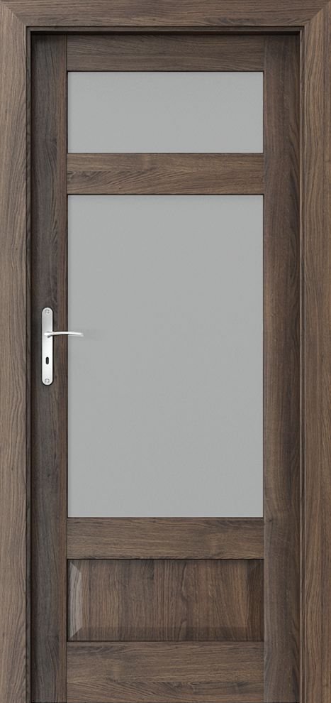 Posuvné interiérové dveře PORTA HARMONY C.2 - dýha Portasynchro 3D - dub šarlatový